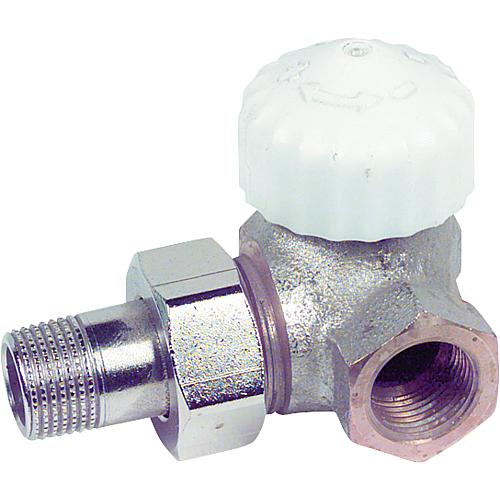 V-exact II thermostatic valve body, with pre-settings, angle version, IT Standard 2