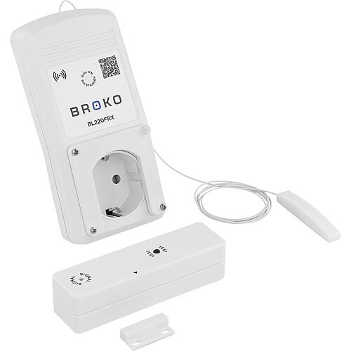 Wireless exhaust air safety switch BL220F, socket outlet version