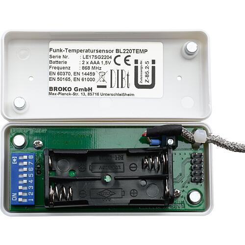 Wireless flue gas temperature sensor BL220TEMP