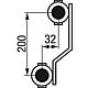 Underfloor heating manifold DN25 (1"), brass, model M 5