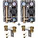 Special offer package 2x Easyflow DN 25 (1") mixed heating circuit sets with actuator, UPM3 hybrid pump incl. 2x Wall brackets Standard 1