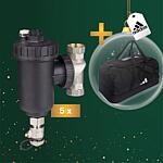 Special offer package Magnetite and dirt separator Maxi, DN 25 (1") + free adidas Tiro League duffel bag L