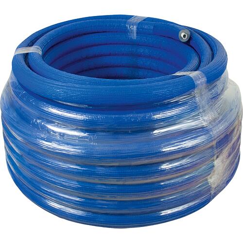 Multitubo multi-layer composite piping, blue, pre-insulated S13, PU 50m, in rolls Standard 1