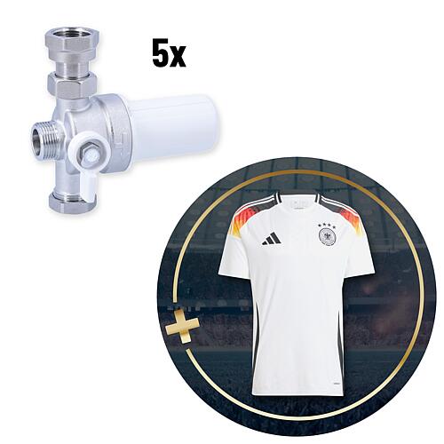 Giacomini R145 XS magnetite and dirt separator special offer package + original DFB 2024 adidas men's home jersey Standard 1