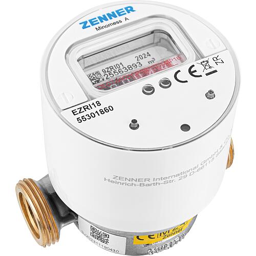 Radio residential water meter (single-jet dry rotor), type Minomess, hot water Standard 1