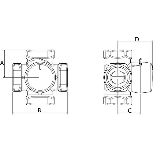 4-way bivalent mixer type VRB 142 Anwendung 1