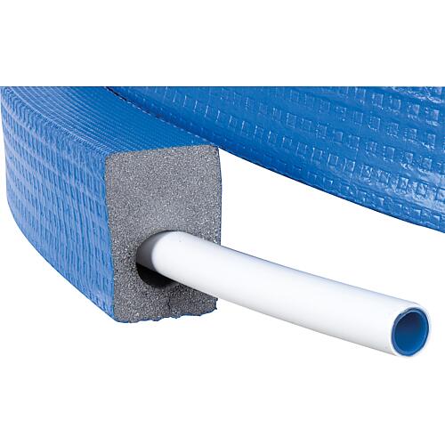 Uponor Uni Pipe Plus DHS26, white, eccentrically pre-insulated, in rolls Anwendung 1