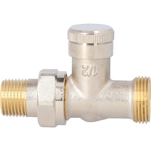 Lockshield valves type RLV 15, connection DN 15 (1/2") x Eurocone DN 20 (3/4") Standard 2