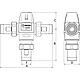 Thermal mixer type VTA 322, with screw fitting set Anwendung 3