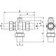 Electric ball valve ESBE, type MBA 132, 3-way AG Anwendung 1