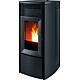 MCZ EGO Hydromatic 8 R pellet stove, basic appliance with black metal cladding, 8.0 KW