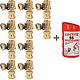 Value pack 10 x Cap valve Evenes with KFE drain + LOCTITE® 55 sealing thread Standard 1