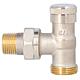 Lockshield valves type RLV 15, connection DN 15 (1/2") x Eurocone DN 20 (3/4") Standard 1