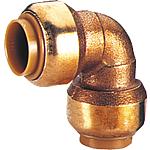 Push fittings for copper pipes