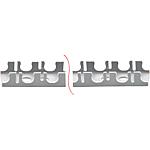 Wall clamping rail