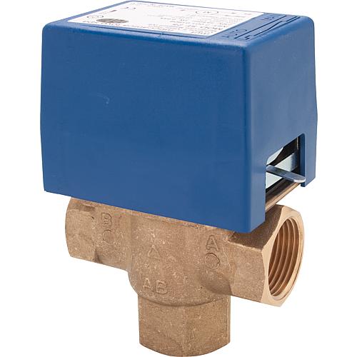 Motorised 3-way zone valves (with return spring) with no limit switch Standard 1