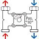 4-way mixer series VMX (X shape) Standard 6