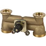 4-way mixer DN25 (1"), brass