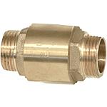 Non-return valve, ET with both sides with metal insert and Viton seal, max. operating pressure 35 bar