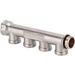 4-way manifold, nickel-plated