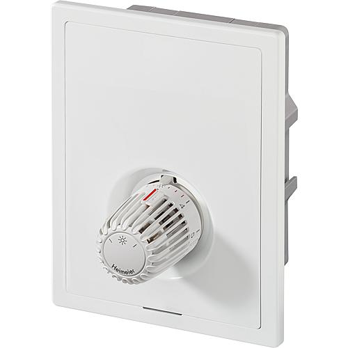 Multibox K-RTL; flush-mounted individual room control with thermostat valve and RTL Anwendung 1