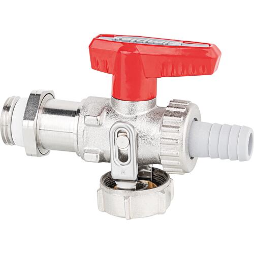 KFE ball valve DN 15 (1/2”), long design, 10 bar Standard 1