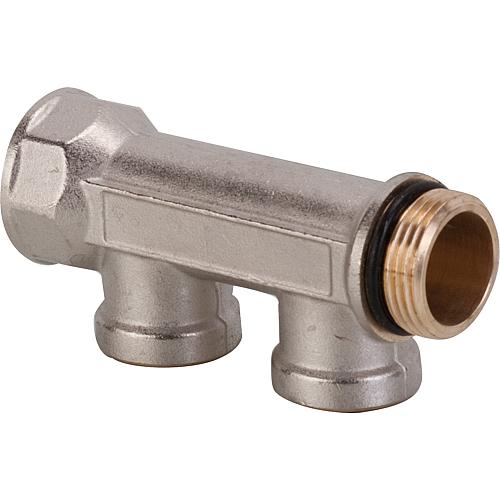 2-way manifold, nickel-plated Standard 1