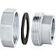 Coupling set 1", brass nickel plated 1 1/2" sleeve nut seal and insert