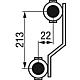 Messing-Fußbodenheizkreisverteiler Typ R553F DN 25 (1")