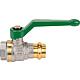 Ball valve, IT x press, with aluminium lever Standard 1