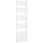 Bathroom radiator with centre connection, Size: 1250x460 mm, colour: white