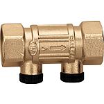 Controllable backflow preventer, IT on both sides