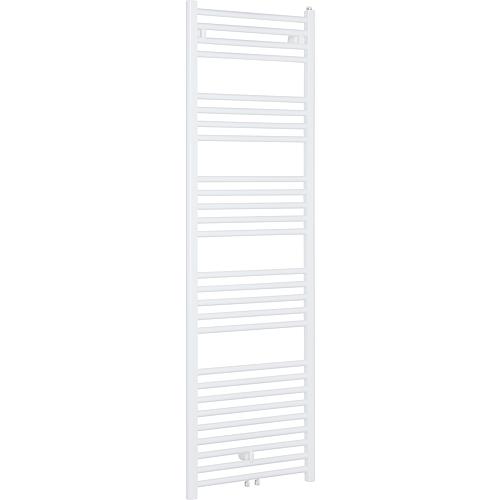 Bathroom radiator with centre connection, Size: 1250x610 mm, colour: white