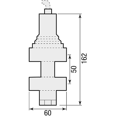 Thermal discharge safety device model 544, DN15 (½”) IT, with backfeed