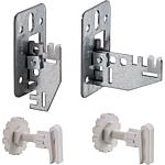 Wall brackets 
with spacer