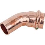 Copper press fitting 
Elbow 45° (i x e)