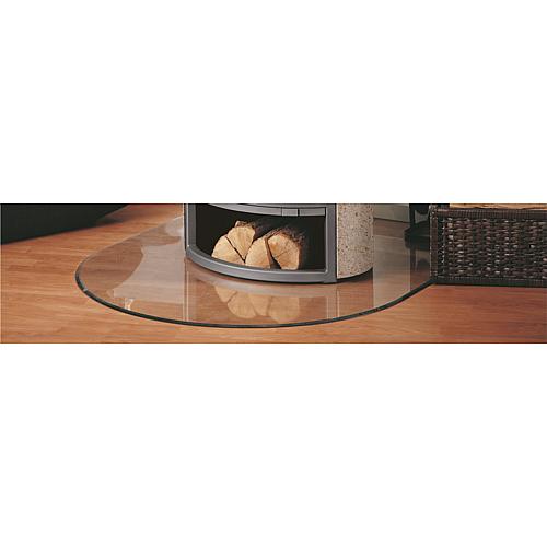 Fireplace base plate round arch Standard 1
