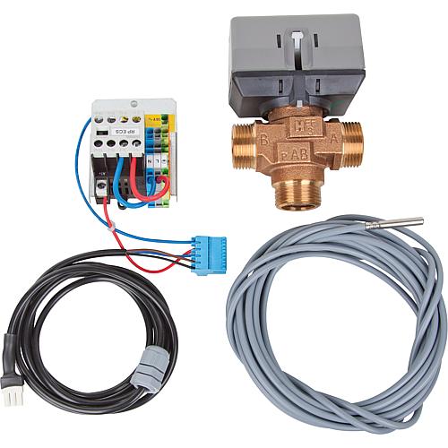 Hot water changeover set for Series Comfort and Highpower Changeover valve DN 25 (1") ET