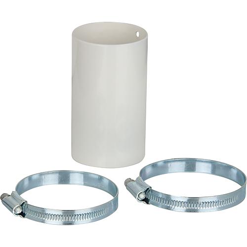 Comfort Air straight connection joint Diameter: 60mm, incl. 2 pipe clips Connection of air ducts