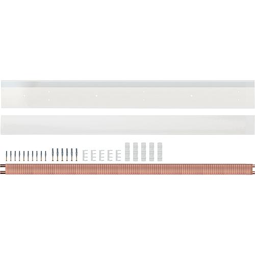 Heating strip pack 1 Water-bearing heating strip Standard, single