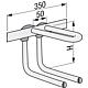 Wall connector with radiator connections