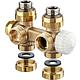 Multilux 4 set dual-pipe operation, thermostatic head design DX Anwendung 1