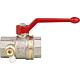 Ball valve, IT x IT, with drainage DN 8 (1/4")