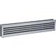 Grille ventilation plastique couleur inox Dimensions:434x90mm