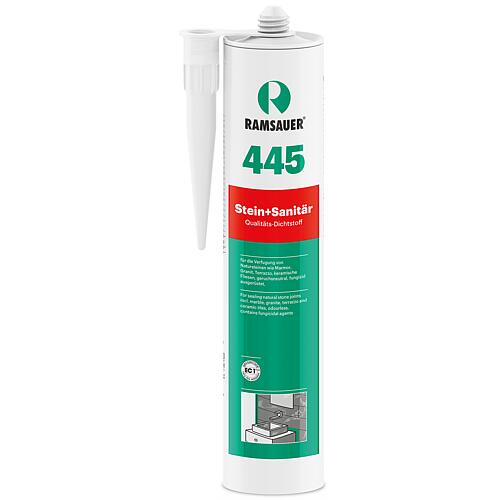 Neutral silicone RAMSAUER 445 Stone + Plumbing [transparent] 310ml cartridge
