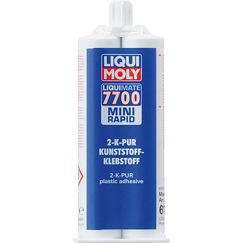 2-component PUR plastic adhesive LIQUI MOLY Liquimate 7700 mini rapid, 50 ml double cartridge