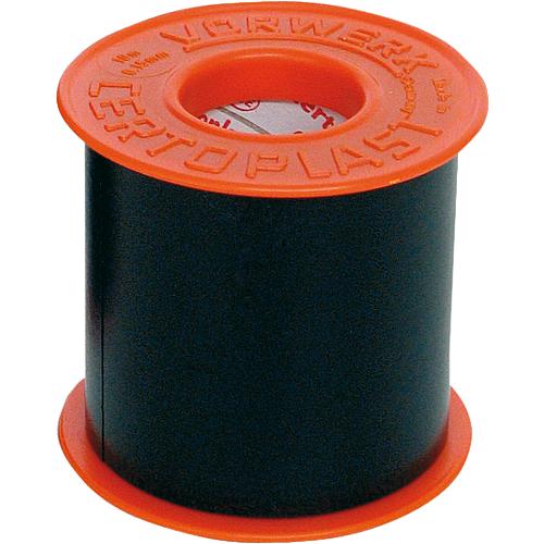 PVC corrosion protection tape, black 50mm wide, 0.15mm thick, 10m long