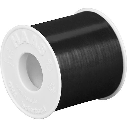 PVC corrosion protection tape, black 50mm wide, 0.15mm thick, 10m long