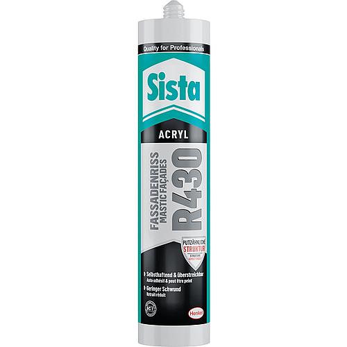 Facade acrylic SISTA R430 old white (with grain: coarse) 300ml cartridge