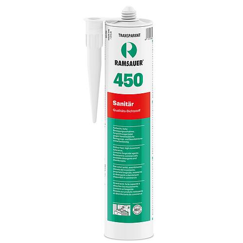 Paquet avantage : Silicone sanitaire 450 gris pierre, 40 pièces de 310 ml, Mallette de transport WS incluse Anwendung 1